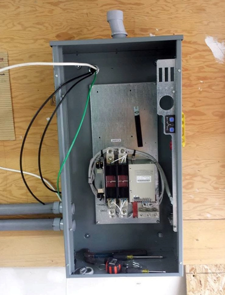 Residential electrical installation completed by Birdtown Electric in Cleveland